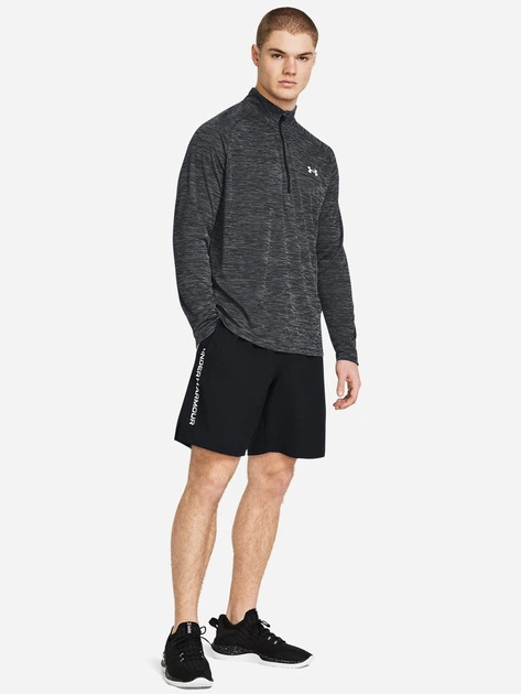 Spodenki sportowe męskie Under Armour UA Tech Woven Wordmark Short 1383356-001 S Czarne (196885605840) - obraz 3