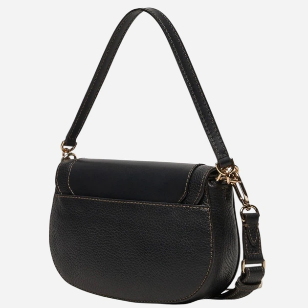 Torebka crossbody damska mała ze skóry naturalnej Furla WB00920BX0053O60001007 Czarna - obraz 4