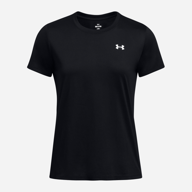 Футболка спортивна жіноча Under Armour Tech SSC - Solid 1384231-001 M Чорна (196885359194) - зображення 9