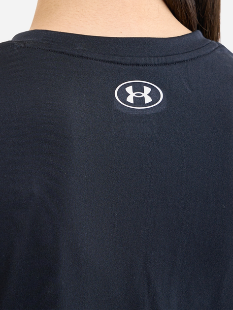 Футболка спортивна жіноча Under Armour Tech SSC - Solid 1384231-001 S Чорна (196885360008) - зображення 8
