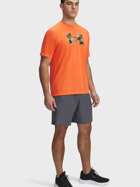 Спортивні шорти чоловічі Under Armour UA Tech Woven Wordmark Short 1383356-026 XL Темно-сірі (197779360760) - зображення 3
