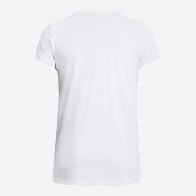 Футболка жіноча Under Armour UA Rival Logo SS 1356305-111 XS Біла (196885457180) - зображення 3