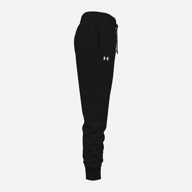 Spodnie dresowe damskie polarowe Under Armour UA Rival Fleece Jogger 1379438-001 L Czarne (196883841578) - obraz 7