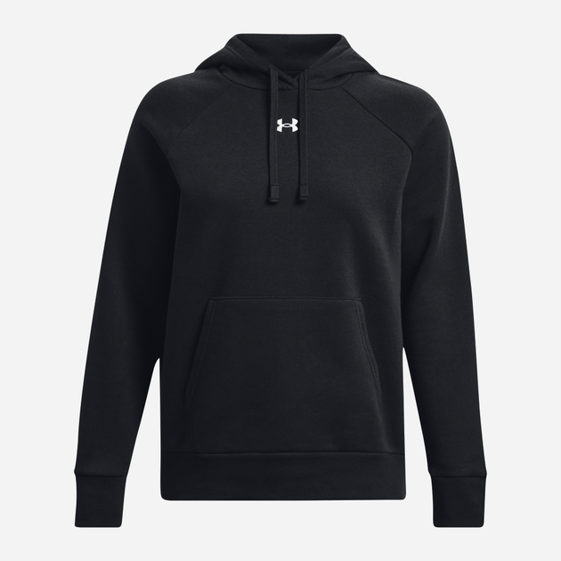 Худі тепле жіноче Under Armour UA Rival Fleece Hoodie 1379500-001 L Чорне (196883854929) - зображення 5