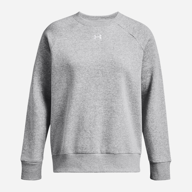 Світшот на флісі жіночий Under Armour UA Rival Fleece Crew 1379508-012 XS Сірий (196883851065) - зображення 5