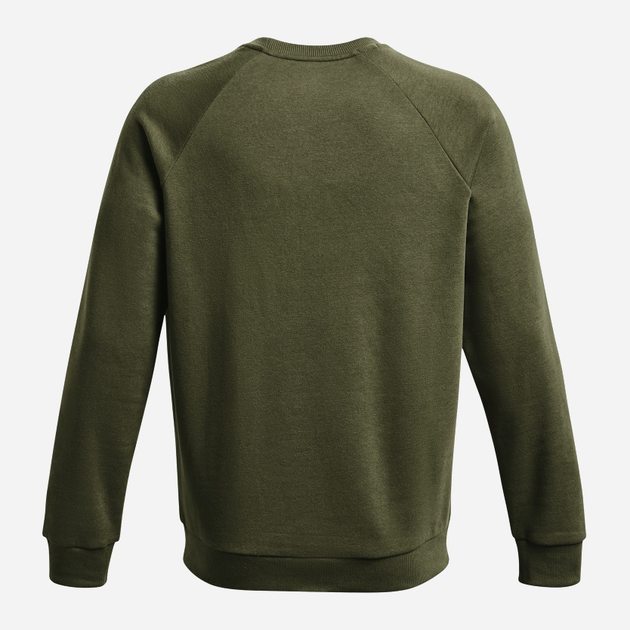Bluza bez kaptura męska Under Armour UA Rival Fleece Crew 1379755-390 M Khaki (196884156930) - obraz 6