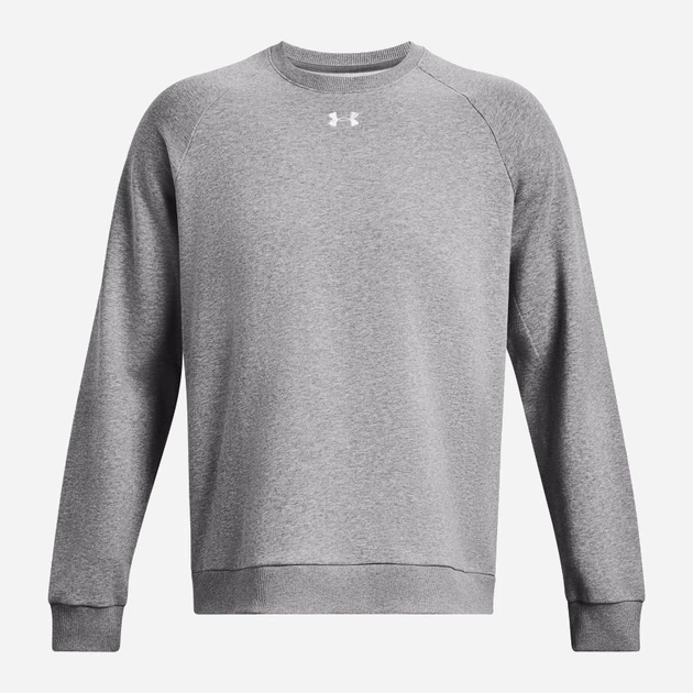 Bluza bez kaptura męska Under Armour UA Rival Fleece Crew 1379755-025 XL Szara (196884798666) - obraz 5