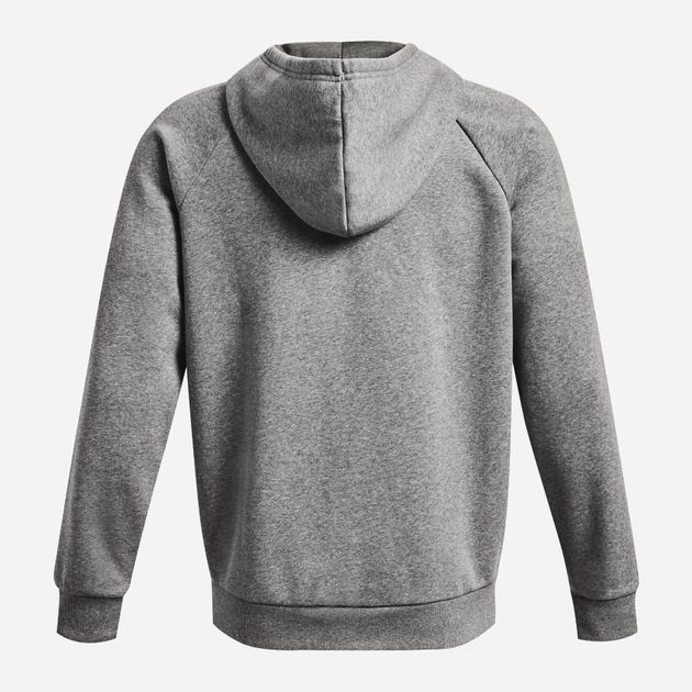 Bluza męska rozpinana streetwear polarowa Under Armour UA Rival Fleece FZ Hoodie 1379767-025 L Szara (196884795603) - obraz 6