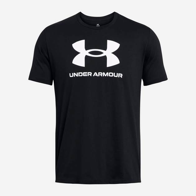 Koszulka męska Under Armour UA Sportstyle Logo Update SS 1382911-001 S Czarna (196885638770) - obraz 3