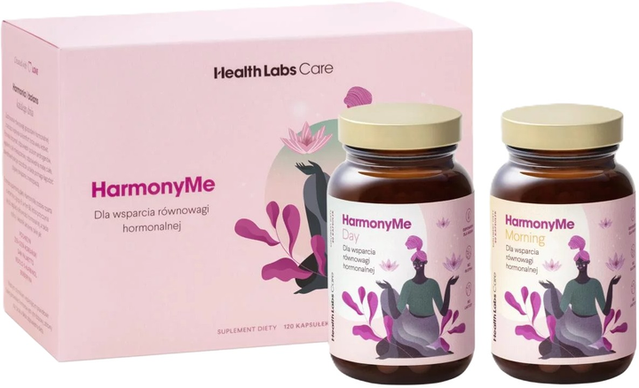 Харчова добавка Health Labs Care HarmonyMe Morning + Day підтримка гормонального балансу 60 + 60 капсул (5905475671401) - зображення 1