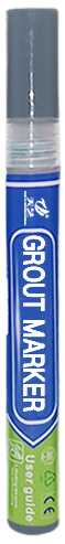 Маркер олівець коректор для відновлення кольору швів кахлю Grout Marker Gray - изображение 3