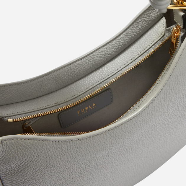 Torebka hobo damska skórzana Furla WB01489BX01763291S1002 Szara - obraz 4