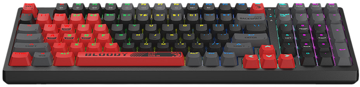 Клавіатура дротова A4Tech Bloody S98 Sports RGB BLMS Red Plus USB Black-Red (A4TKLA47388) - зображення 3