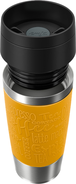 Термокружка Emsa Travel Mug Classic жовта 360 мл (4009049544861) - зображення 3