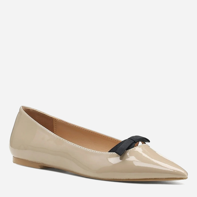 Женские балетки Nine West 101082289 36 23.6 см Бежевые (8683121979145) 