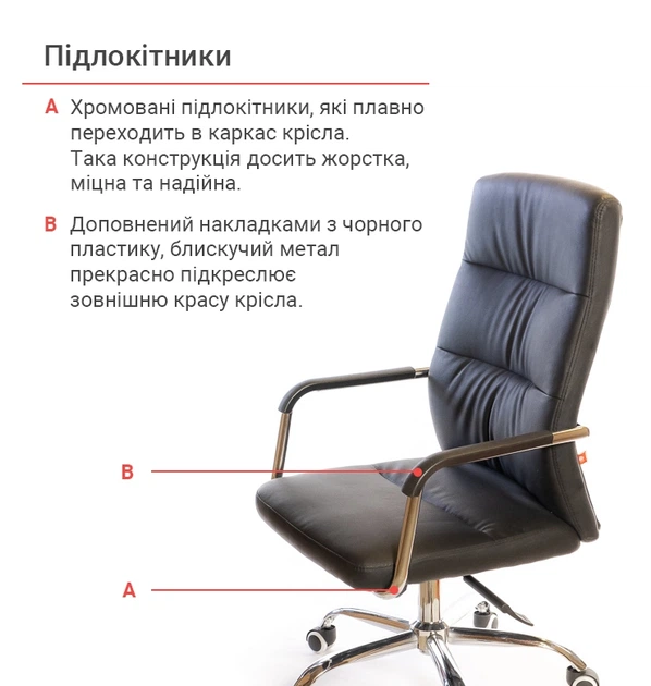 Кресло офисное АКЛАС Натан CH Tilt для дома Черный - изображение 8