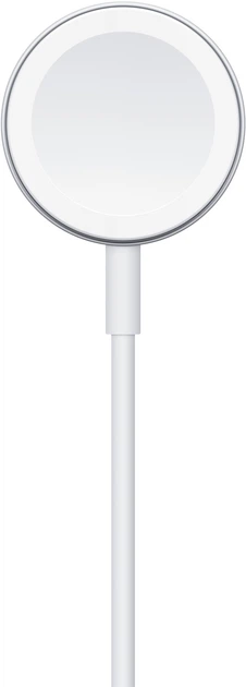 Бездротовий зарядний пристрій Apple Watch Magnetic Charging Cable 1 м White (MW6A3) - зображення 2
