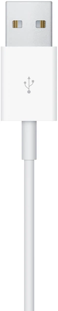Бездротовий зарядний пристрій Apple Watch Magnetic Charging Cable 1 м White (MW6A3) - зображення 4
