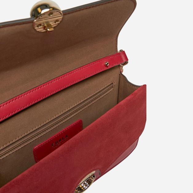 Сумка крос-боді жіноча шкіряна Furla WB01515BX04282673S1007 Червона (8050597551951) - зображення 4