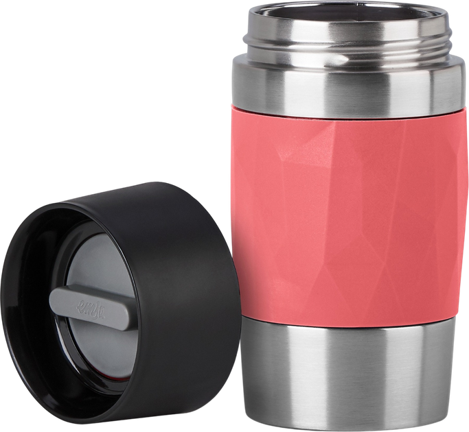 Термокружка Emsa Travel Mug Compact коралова 300 мл (4009049533797) - зображення 2