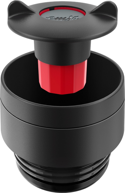 Kubek termiczny Emsa Travel Mug Waves Grande jasnoróżowy 500 ml (4009049545127) - obraz 4