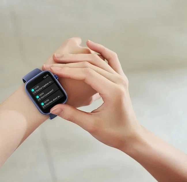 Умные смарт-часы Colmi P71 синий | Smart watch - изображение 3