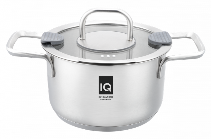 Кастрюля со сливом IQ Be Creative IQ-2050-18 (2.5л/18см) - Фото 1 Кастрюля со сливом IQ Be Creative IQ-2050-18 (2.5л/18см) - изображение 1