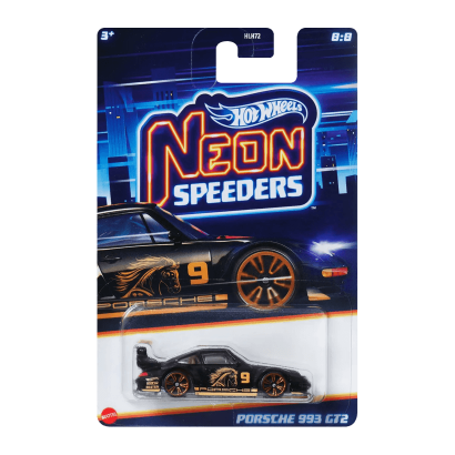 ミニカー HotWheels STH Porsche 993 GT2 Тематическая Машинка Hot Wheels Porsche 993 GT2 Neon Speeders 1:64