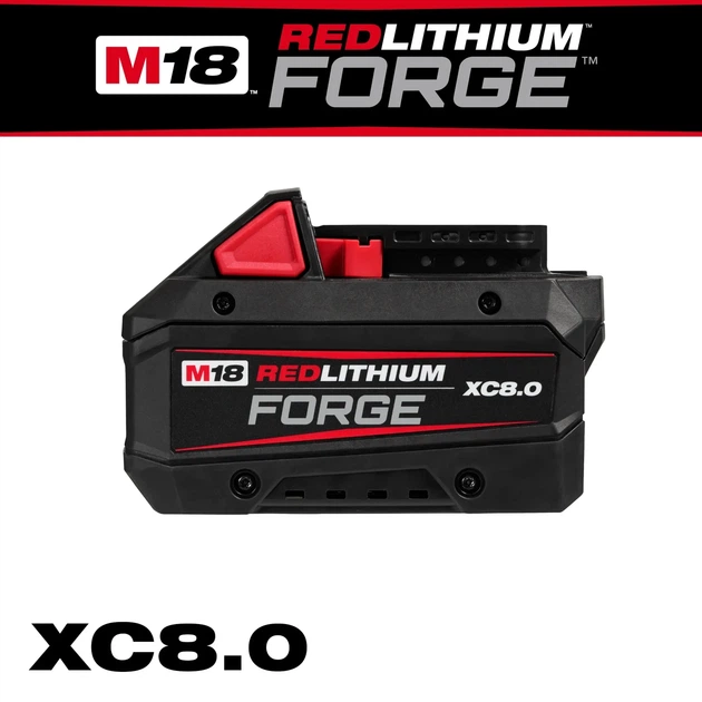 Аккумулятор MILWAUKEE M18 FB8 FORGE™ 8.0 Aч - Фото 2 Аккумулятор MILWAUKEE M18 FB8 FORGE™ 8.0 Aч - изображение 2