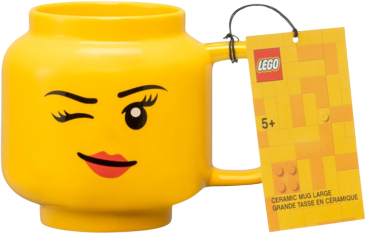 Кружка Lego Girl керамічна жовта 530 мл (5711938247621) - зображення 2