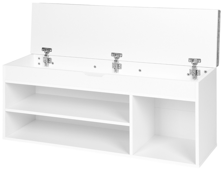 Тумба для взуття ModernHome by Multistore 3 полиці біла (WYJ-249) - зображення 4