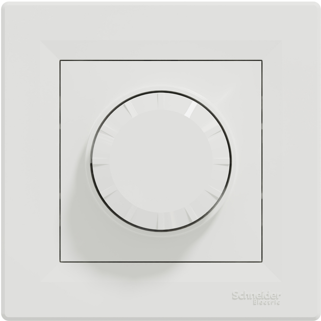 Димер поворотний ЛЕД RC 3-370 Вт, Schneider Electric "Asfora" Білий (EPH6800121) - зображення 6