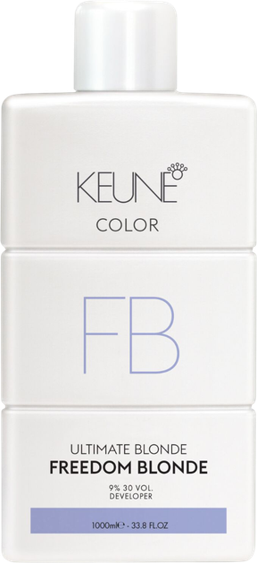 Окислювач для волосся Keune Freedom Blonde Developer 9% 30 vol 1 л (8719281034858) - зображення 1