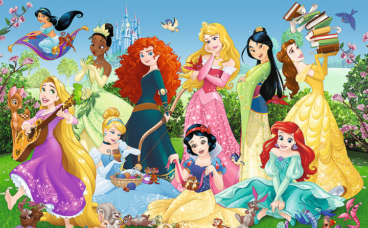 Пазли Чарівні Принцеси. Disney Princess (100 ел.) 16417 (Trefl) - изображение 2