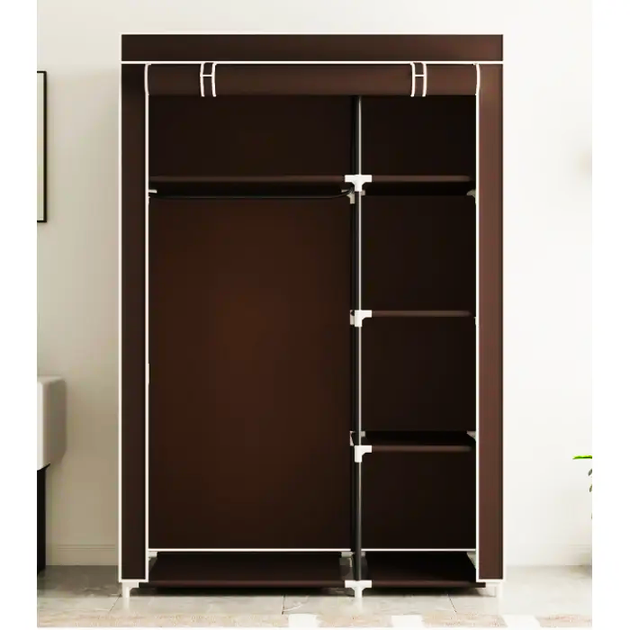 Шафа тканинна складана на 2 секції 105x45x170см STORAGE WARDROBE 28105 - Фото 1 Шафа тканинна складана на 2 секції 105x45x170см STORAGE WARDROBE 28105 - изображение 1