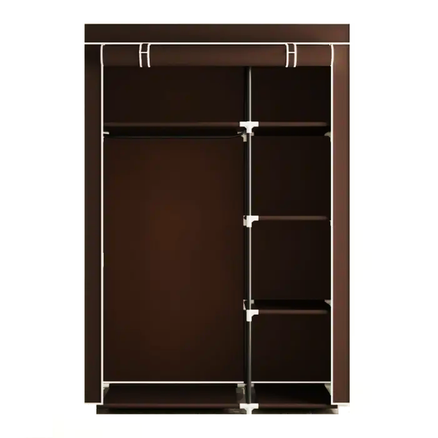 Шафа тканинна складана на 2 секції 105x45x170см STORAGE WARDROBE 28105 - Фото 7 Шафа тканинна складана на 2 секції 105x45x170см STORAGE WARDROBE 28105 - изображение 7