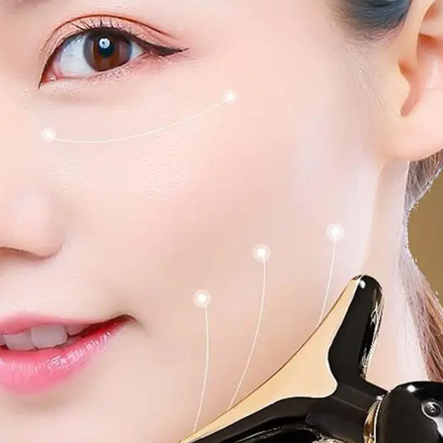 Лифтинг массажер для лица и шеи Face Lifter / Микротоковый массажер лица / Массаж шеи с импульсным светом - Фото 4 Лифтинг массажер для лица и шеи Face Lifter / Микротоковый массажер лица / Массаж шеи с импульсным светом - изображение 4