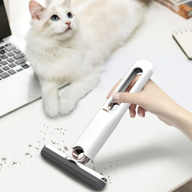 Портативная мини швабра с отжимом Mini Mop / Универсальная швабра для уборки дома и машины - изображение 2