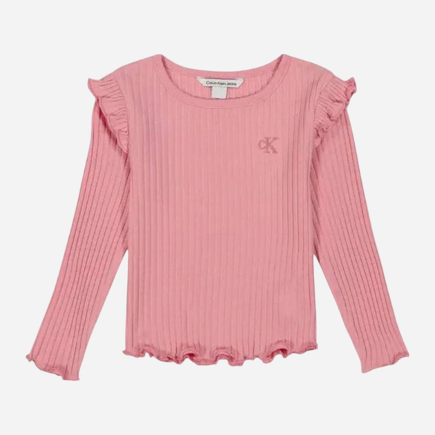 Детский комплект (лонгслив + джинсы) для девочки Calvin Klein 592549271 116 см Розовый/Голубой (1159825627) - изображение 3