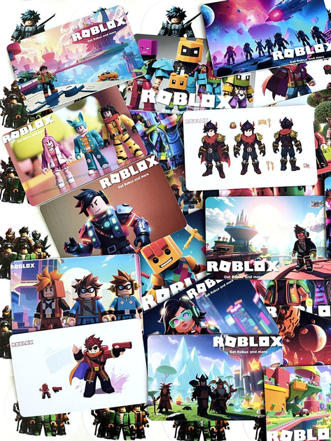 Скретч-карта Roblox Gift Card на 11000 ROBUX |100$ (USD) - изображение 2