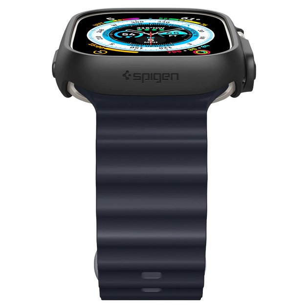Чехол-накладка Spigen для смарт-часов Apple Watch Ultra 49мм Thin Fit Черный (ACS05458) - Фото 6 Чехол-накладка Spigen для смарт-часов Apple Watch Ultra 49мм Thin Fit Черный (ACS05458) - изображение 6
