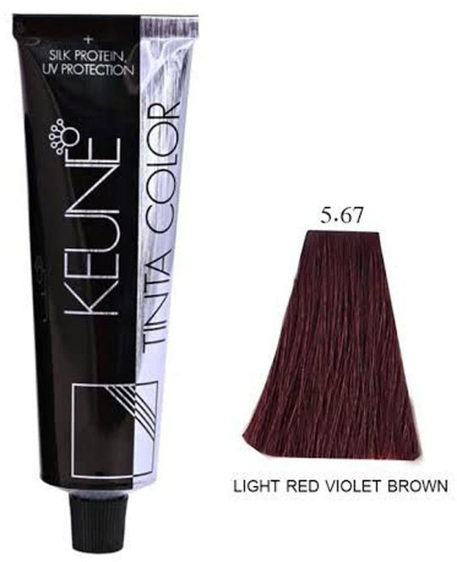 Фарба для волосся Keune Tinta Color 5.67 Light Red Violet Brown 60 мл (8717185381429) - зображення 2