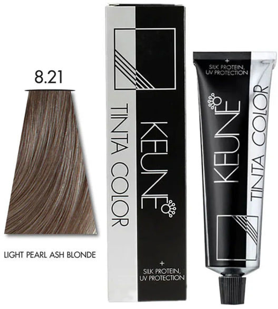 Фарба для волосся Keune Tinta Color 8.21 Light Pearl Ash Blonde 60 мл (8718734854104) - зображення 2