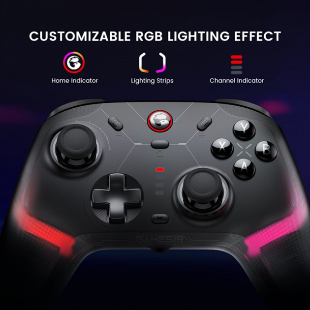 Kontroler bezprzewodowy GameSir Cyclone 2 Pink (6936685222045) - obraz 8