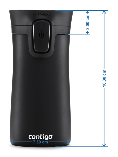 Термокухоль Contigo Pinnacle 300 мл Matte Black 2095328 (06800296) - зображення 14