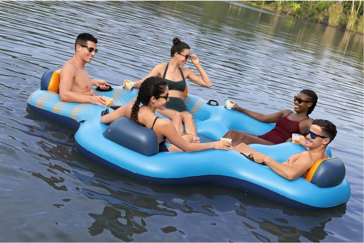 Надувний острів для плавання Bestway Hydro Force 300 х 287 см (6941607368121) - зображення 6