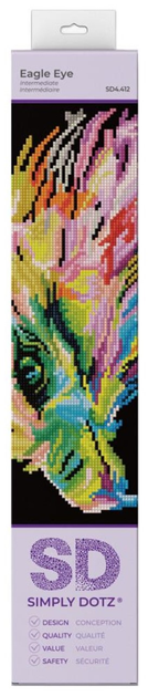 Zestaw do tworzenia haftu diamentowego Simply Dotz Adults Eagle Eye SD4412 (4895225925681) - obraz 3