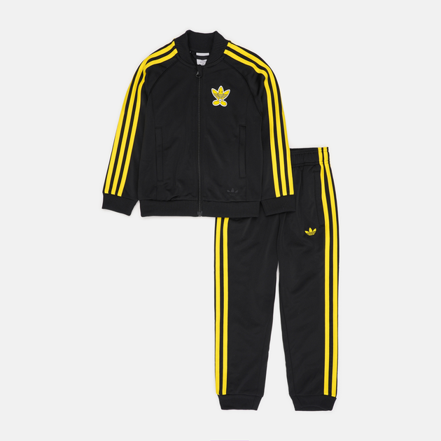 Детский спортивный костюм (толстовка + штаны) Adidas Sst Tracksuit JD0450 110-116 см Черный (4067905476039) 