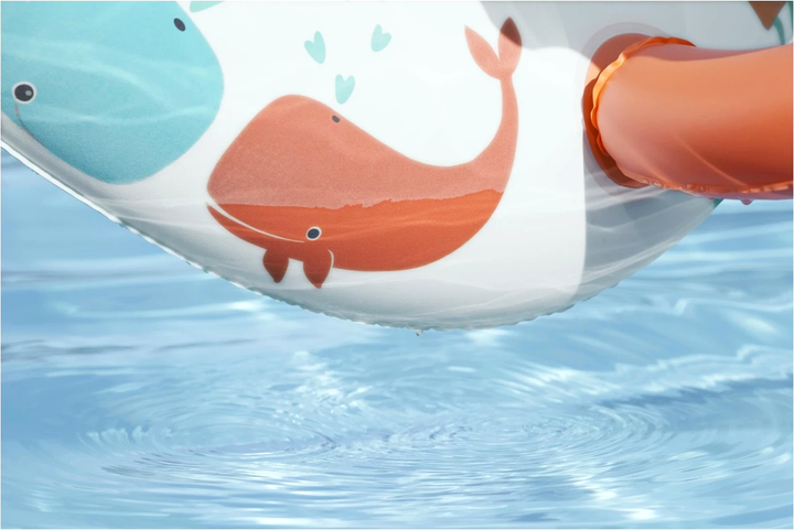 Надувний понтон Bestway Water Life з навісом 84 х 67 см (6941607368510) - зображення 3