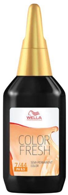 Toner do włosów Wella Professionals Color Fresh 7/44 Medium Intense Red  75 ml (8005610584980) - obraz 1